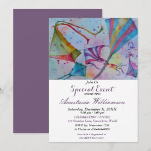 INVITATION À LA FÊTE DE VOL DE CERF-VOLANT