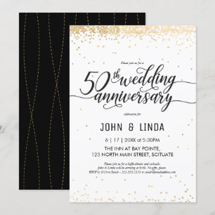 Invitation à la fête des 50 ans de mariage - Golde
