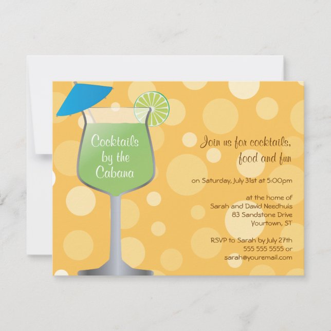 Invitation à la fête des alcools (Devant)