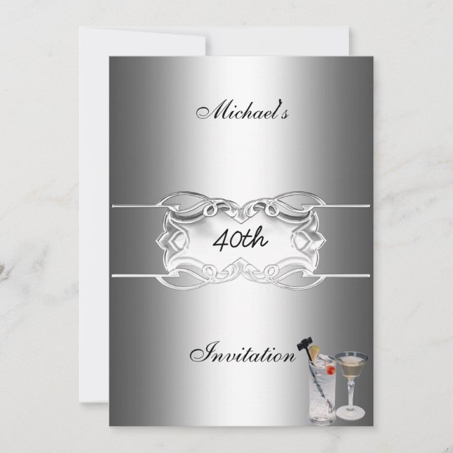 Invitation à la fête des boissons et de l'argent (Devant)