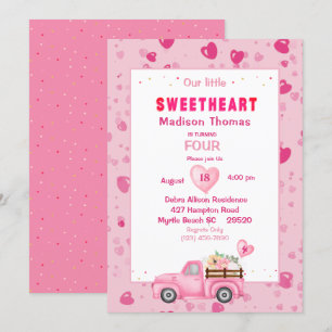 Invitation à la fête des Coeurs de Camion Rose pou