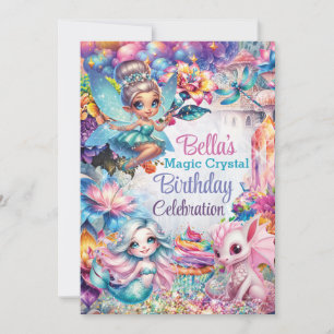 Invitation à la fête des cristaux de fée