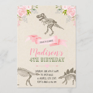 Invitation à la fête des dinosaures