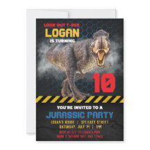 Invitation à la fête des dinosaures