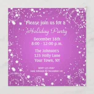 Invitation à la fête des étoiles pourpres