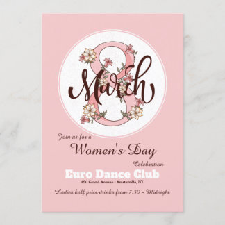 Invitation à la Fête des femmes du 8 mars