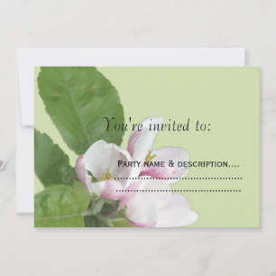 invitation à la fête des fleurs de pommier en fleu