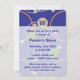 Invitation à la fête des lucioles au-dessus de l'e