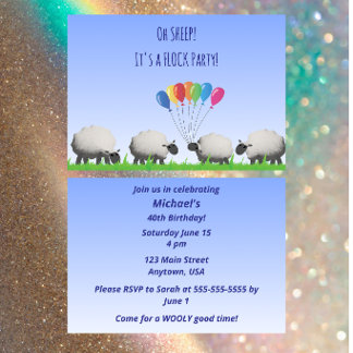 Invitation à la Fête des Moutons – Oh Mouton C'est