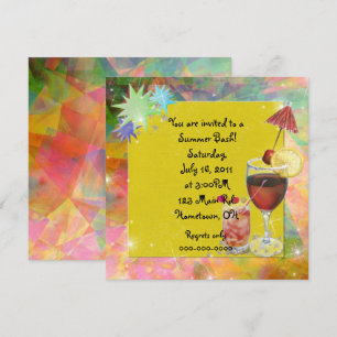 Invitation à la fête d'été