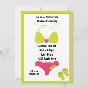 Invitation à la fête d'été