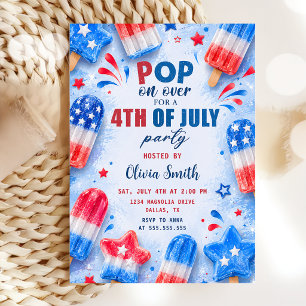 Invitation à la fête d'été du 4 juillet