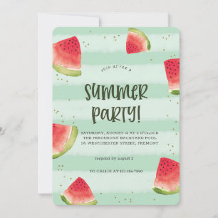 Invitation à la fête d'été Sunshine & Good Vibes