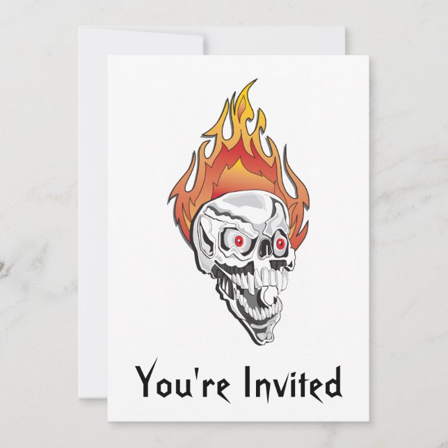 Invitation à la fête d'Halloween (Devant)