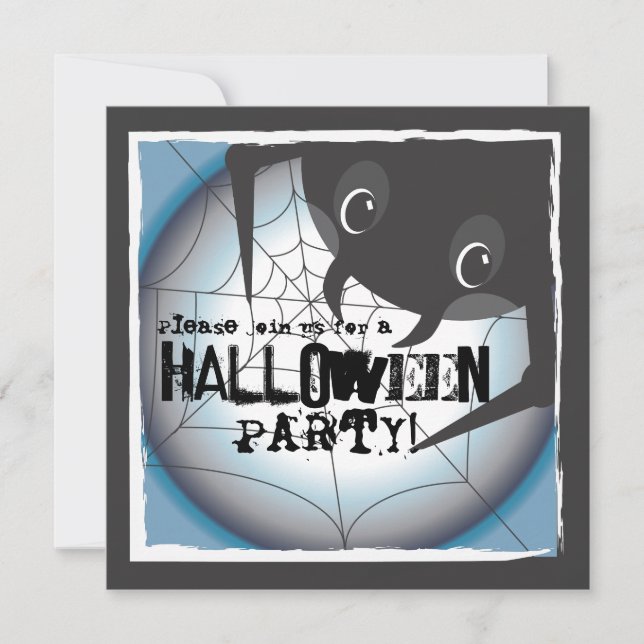 Invitation à la fête d'Halloween de la Pleine lune (Devant)