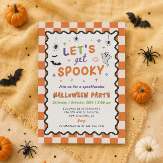 Invitation à la fête d'Halloween épouvantable