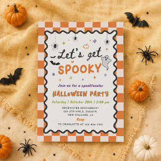 Invitation à la fête d'Halloween épouvantable