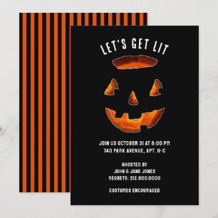 Invitation à la fête d'Halloween pour adultes