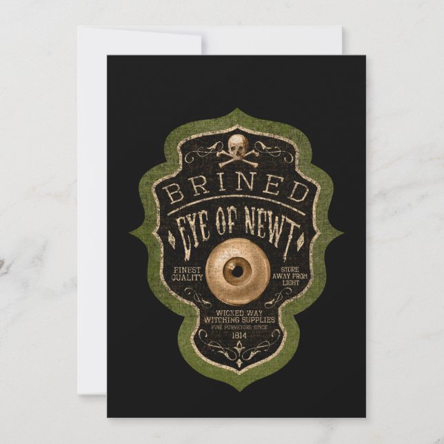 Invitation à la fête d'Halloween pour adultes - Dé (Devant)