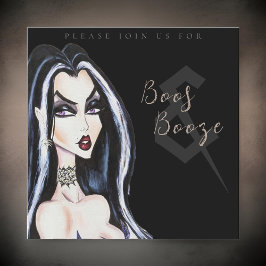 Invitation à la fête d'Halloween pour adultes 'Hué