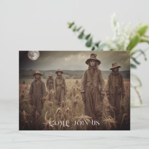 Invitation à la fête d'Halloween pour les personne