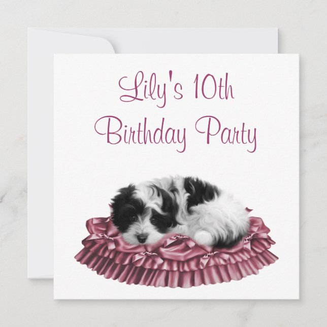 Invitation à la fête du 10e anniversaire de la pet (Devant)