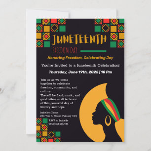 Invitation à la fête du 11° juin - Liberté et joie