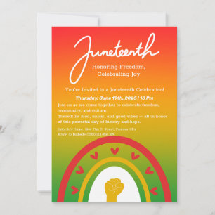 Invitation à la fête du 11° juin - Liberté et joie