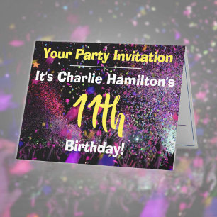 Invitation à la fête du 11e anniversaire