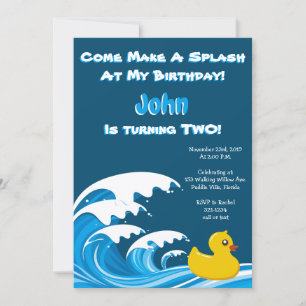 Invitation à la fête du 2e anniversaire de Splashi