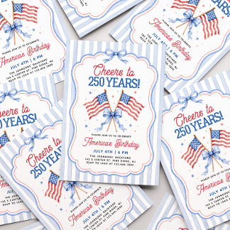 Invitation à la fête du 4 juillet