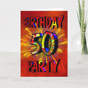 Invitation à la fête du 50e anniversaire