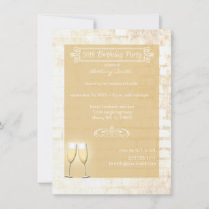 Invitation à la fête du 50e anniversaire de Rustic