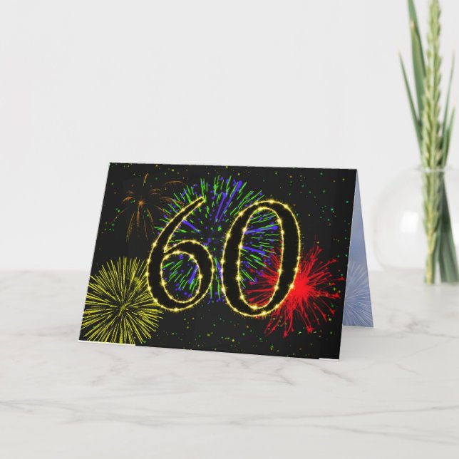 Invitation à la fête du 60e anniversaire (Devant)