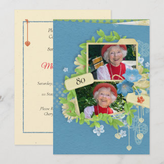 Invitation à la fête du 80e anniversaire