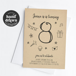 Invitation à la fête du 8e anniversaire