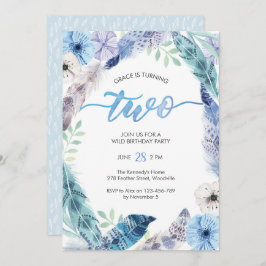 Invitation à la fête du Boho 2e anniversaire