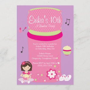 Invitation à la Fête du bois d'oeuvre pour filles