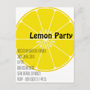 Invitation à la fête du citron