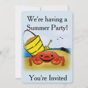 Invitation à la fête du crabe heureux