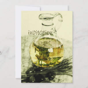 invitation à la fête du dîner rustique