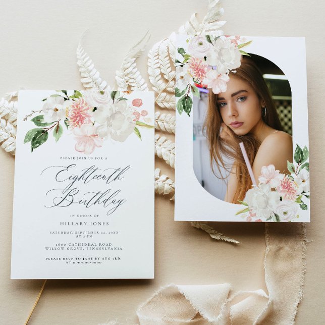 Invitation à la fête du dix-huitième anniversaire  (Créateur téléchargé)