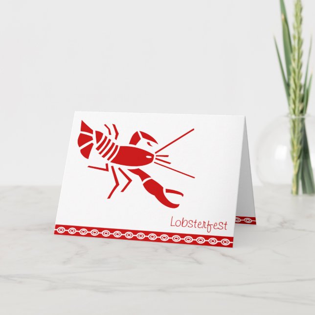 Invitation à la fête du homard (Devant)