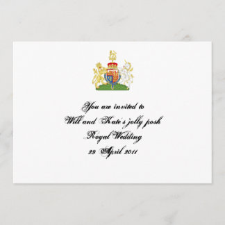 Invitation à la fête du mariage royal