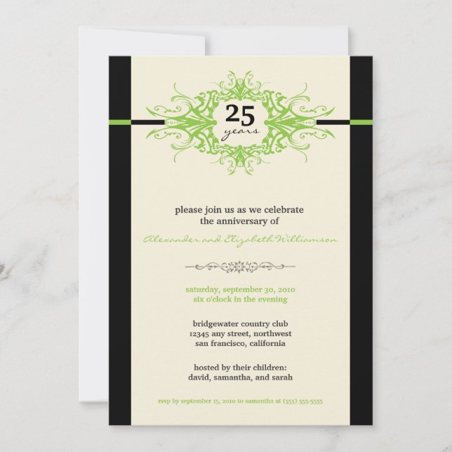 Invitation à la fête du Nouveau Anniversaire (chau (Devant)