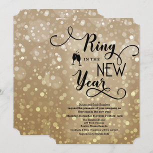 Invitation à la fête du Nouvel An NYE