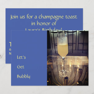 Invitation à la fête du pain au champagne