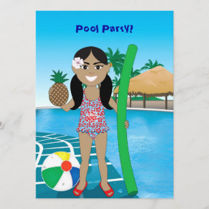 Invitation à la fête du pool