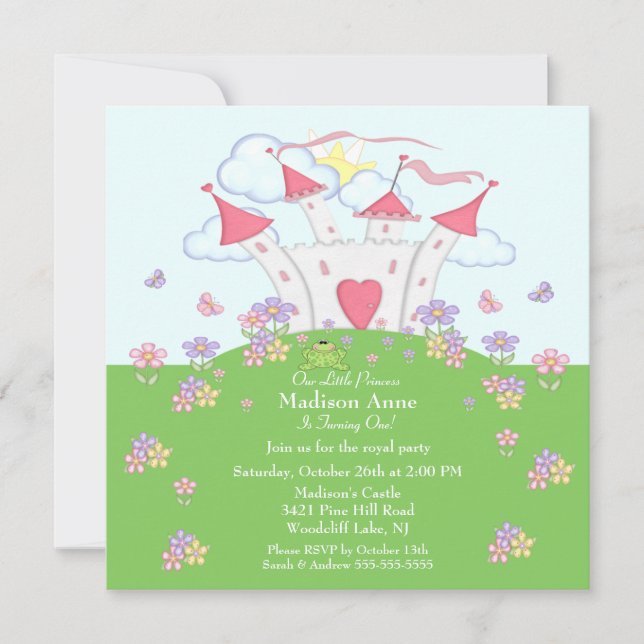 Invitation à la fête du premier anniversaire de la (Devant)