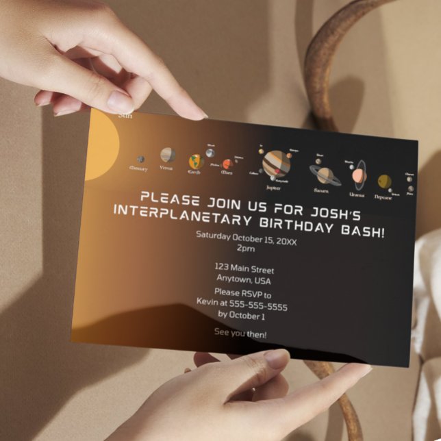 Invitation à la fête du système solaire (Créateur téléchargé)